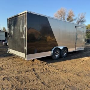 Enclosed trailer rental Fontana CA - weatherproof lockable cargo trailer JMJ Trailer Rentals